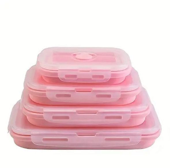 Pink Collapsible Container