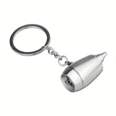 Plane Engine Keychain