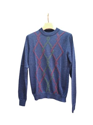 Blue Alpaca Sweater