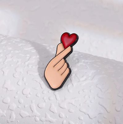 Heart Gesture Pin