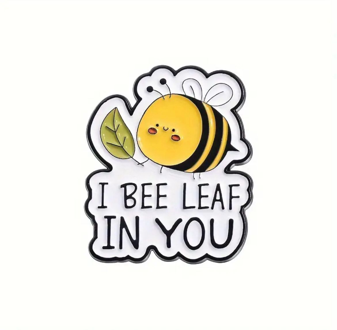 I Bee Leaf Pin