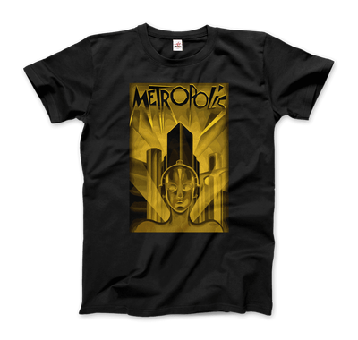 Metropolis - 1927 Movie Poster Reproduction in Oil Paint T-Shirt