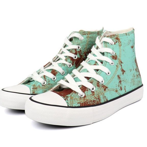 Star 24 Rusted Turquoise Hi-Top Sneakers