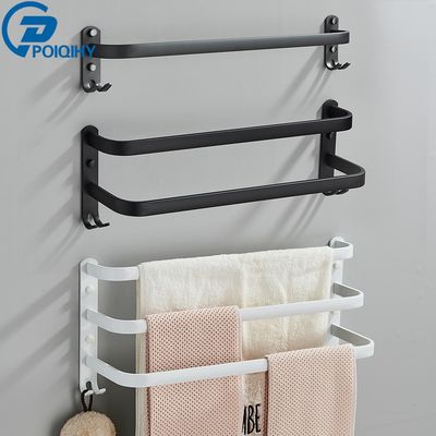 Aluminum Towel Hanger Wall Mounted Towel Rack