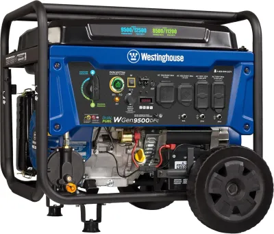 12500 Peak Watt Dual Fuel Home Backup Portable Generator