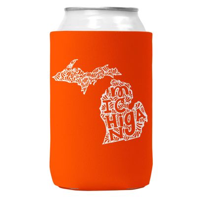 Michigan Can Coozie Cooler for 12oz Cans | State Koozie