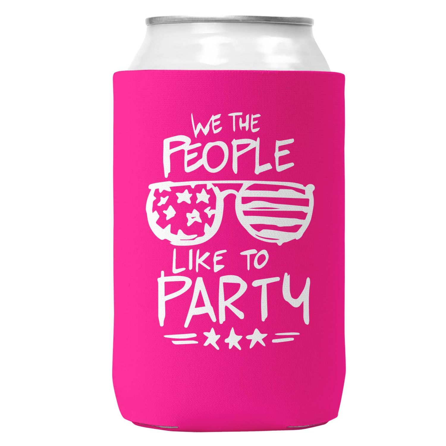We The People Like to Party Can Coozie Cooler for 12oz Cans