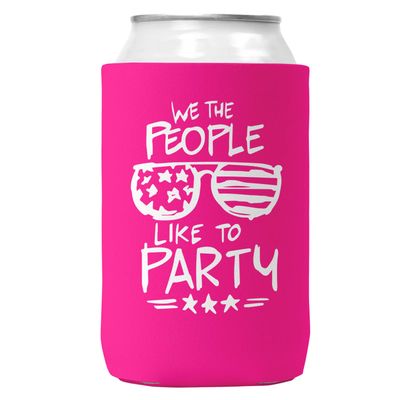 We The People Like to Party Can Coozie Cooler for 12oz Cans