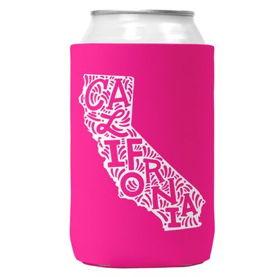 California Can Coozie Cooler for 12oz Cans | State Koozie