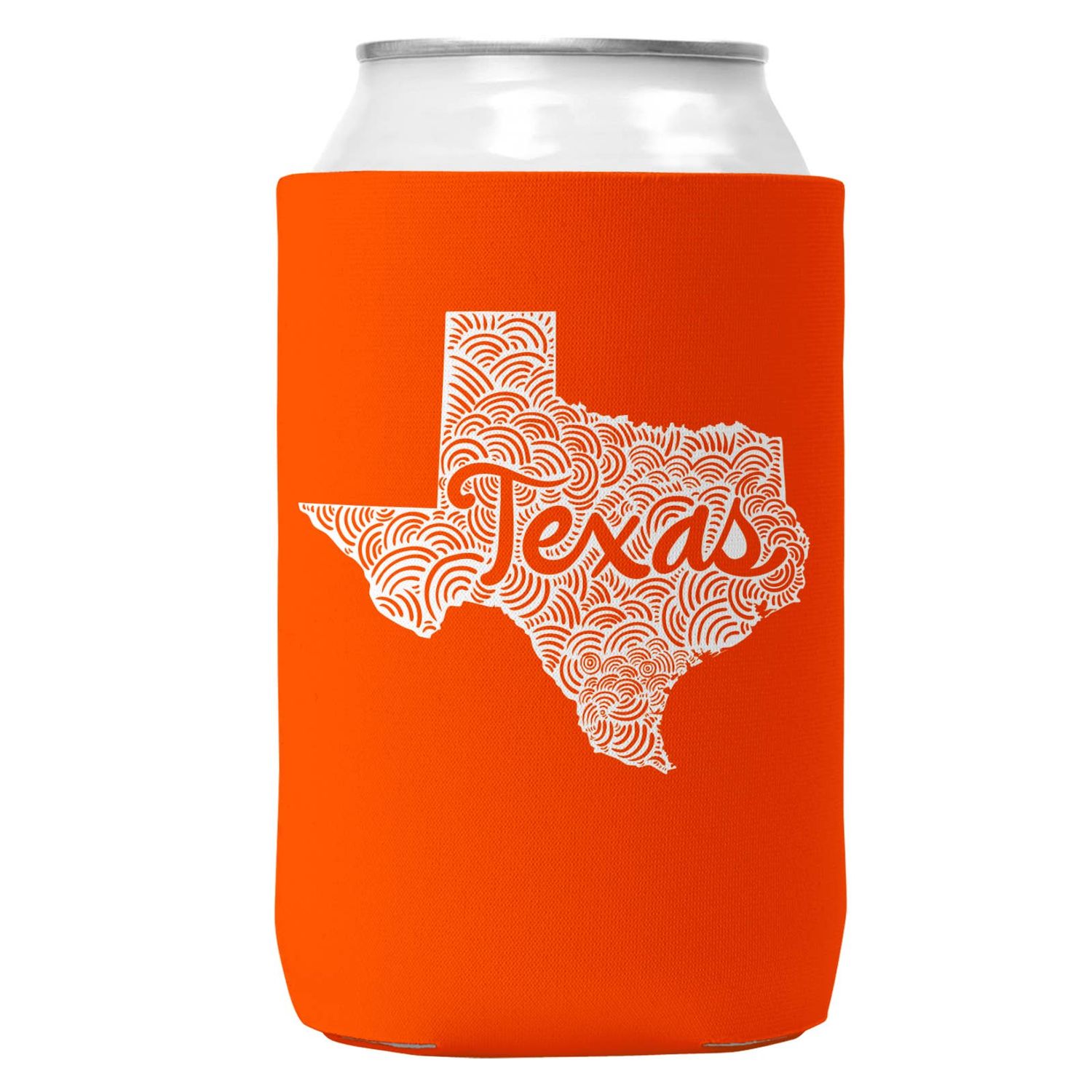 Texas Can Coozie Cooler for 12oz Cans | Texas State Koozie