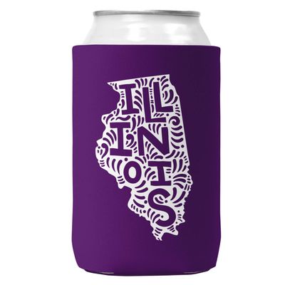 Illinois Can Coozie Cooler for 12oz Cans | State Koozie