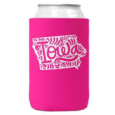Iowa Can Coozie Cooler for 12oz Cans | Iowa State Koozie