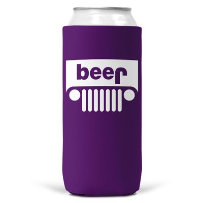 Beer SLIM CAN Coozie/Cooler for 12oz Slim Cans