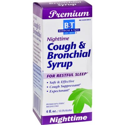 Boericke &amp; Tafel Nighttime Cough &amp; Bronchial Syrup (1x4 Oz)