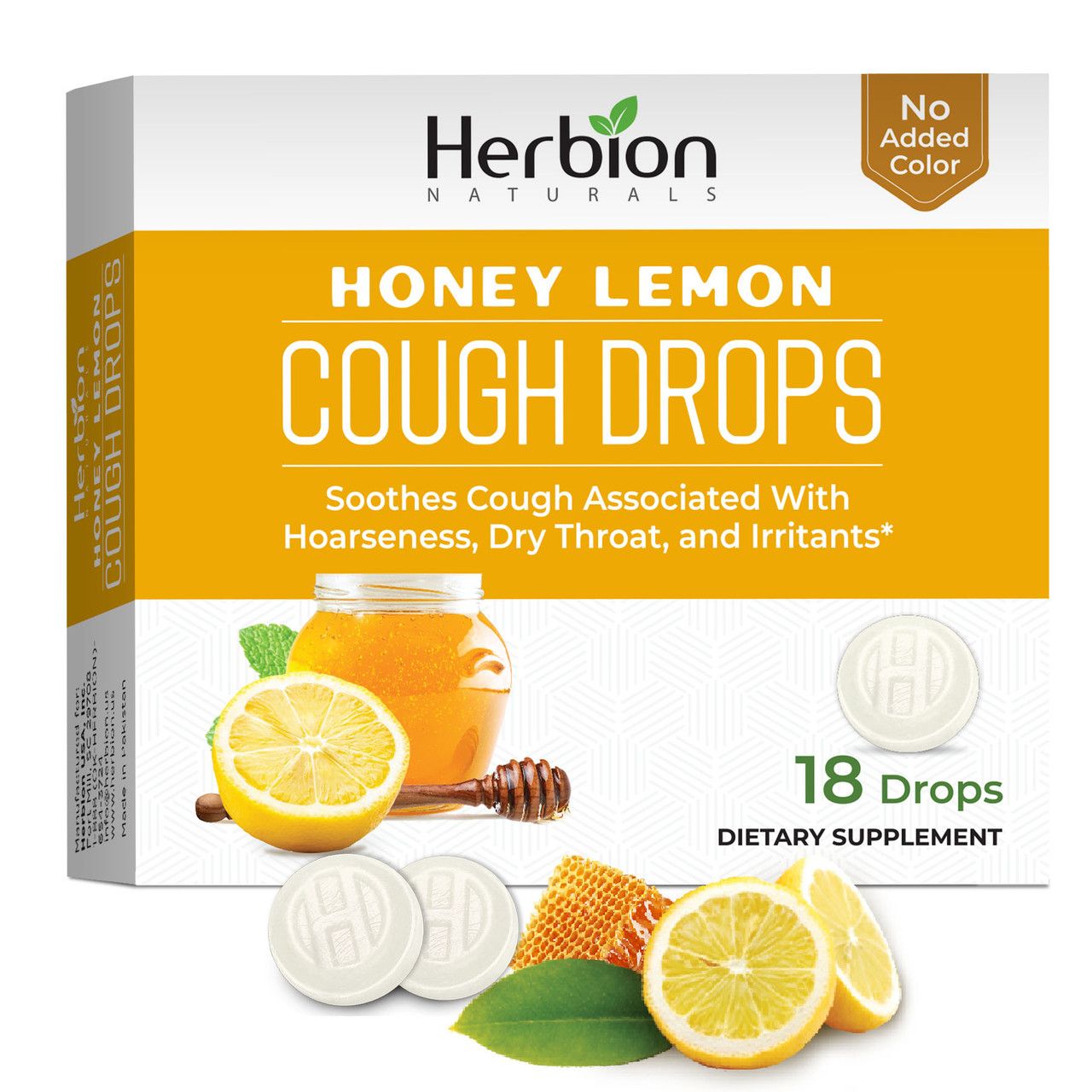 H.N COUGH DROPS HNY LEM (1 X 18 CT)