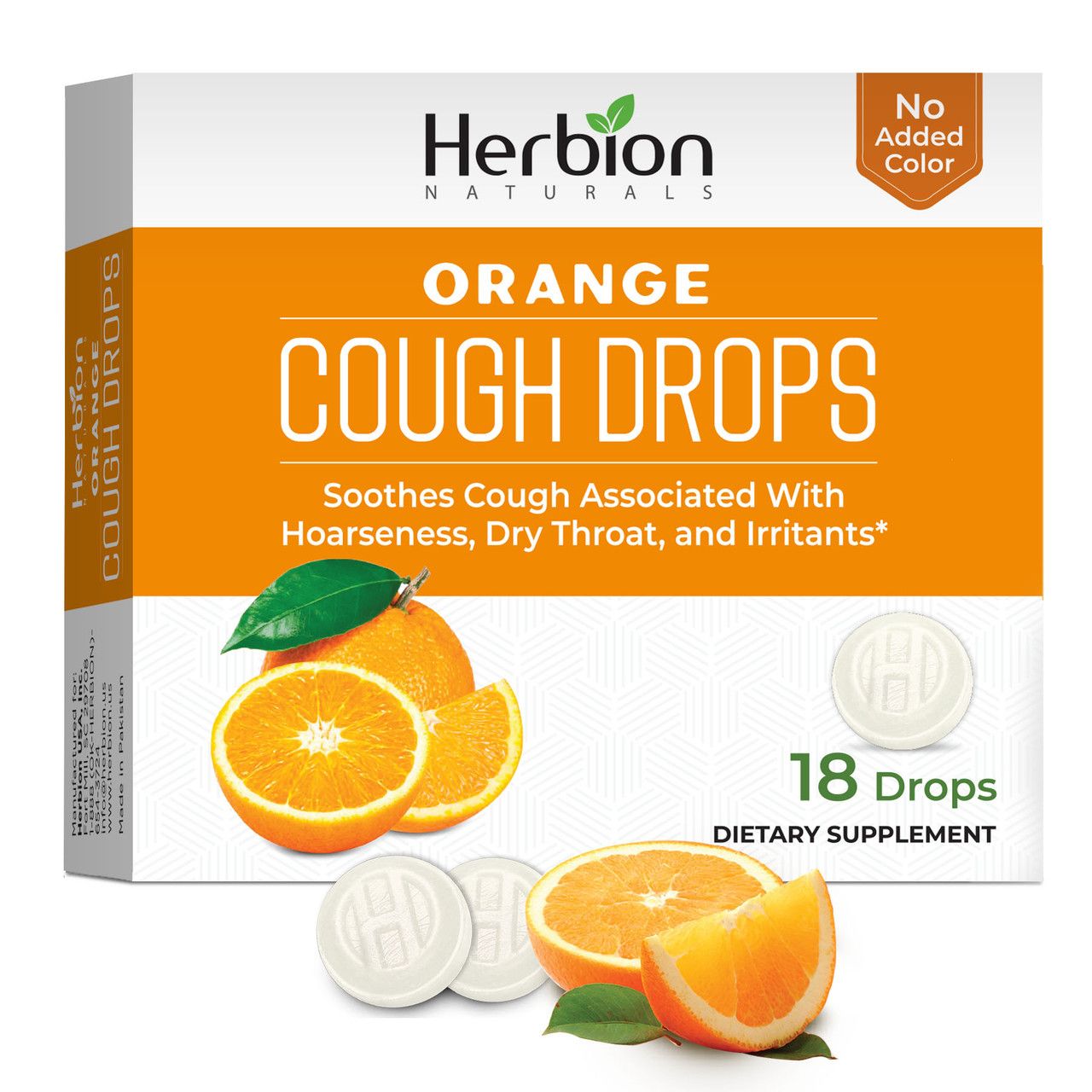 H.N COUGH DROPS ORANGE (1 X 18 CT)