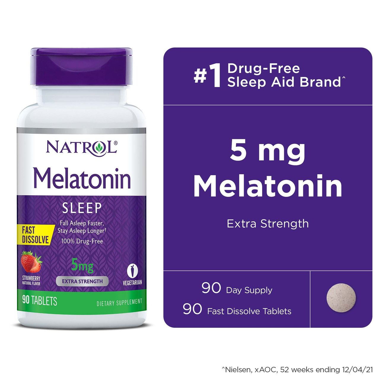Natrol Melatn Fast DisOlive (1x90 TAB)