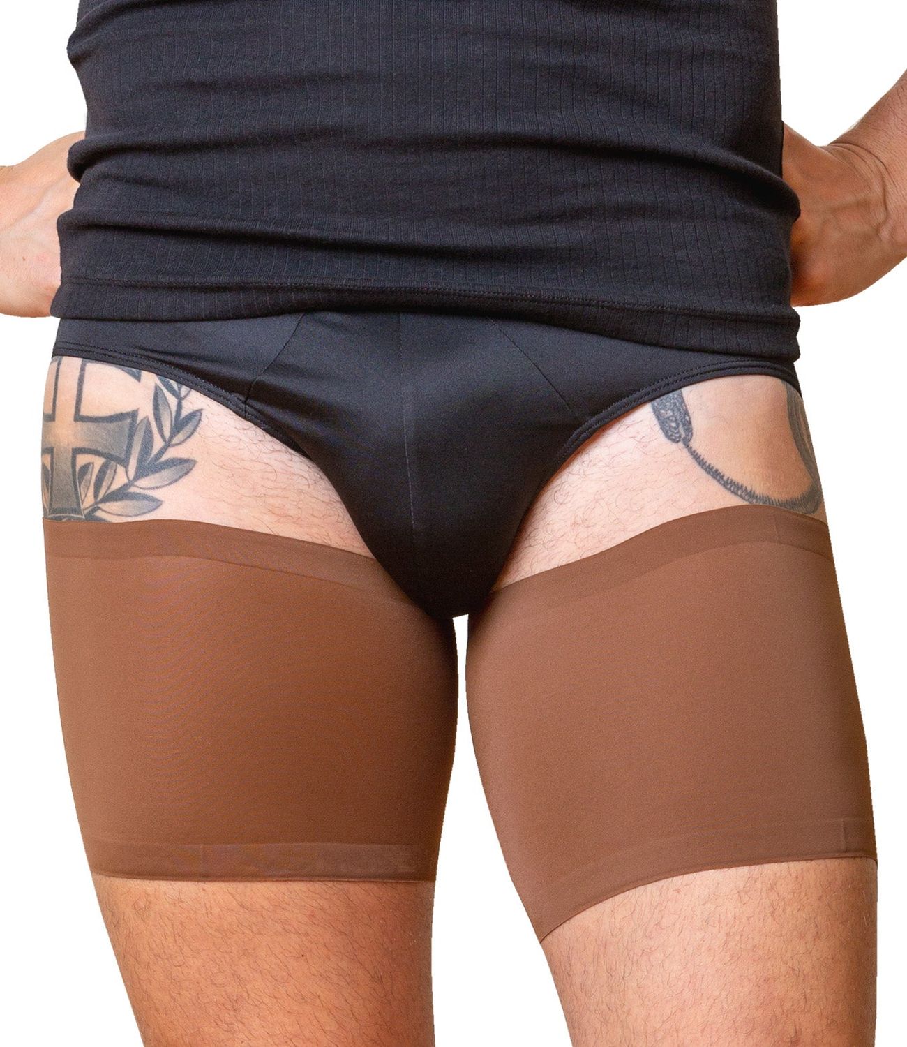 Bandelettes® Performance Thigh Bands for Men | Chocolate