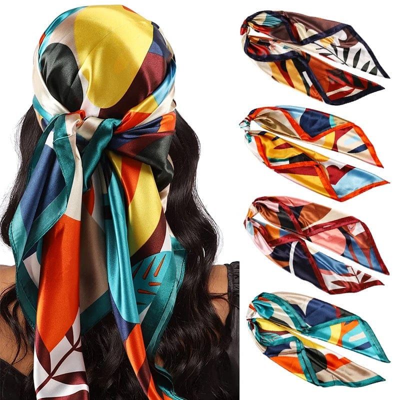 Satin Multi Color scarf