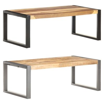 vidaXL Coffee Table End Sofa Table Living Room Furniture Solid Wood Mango