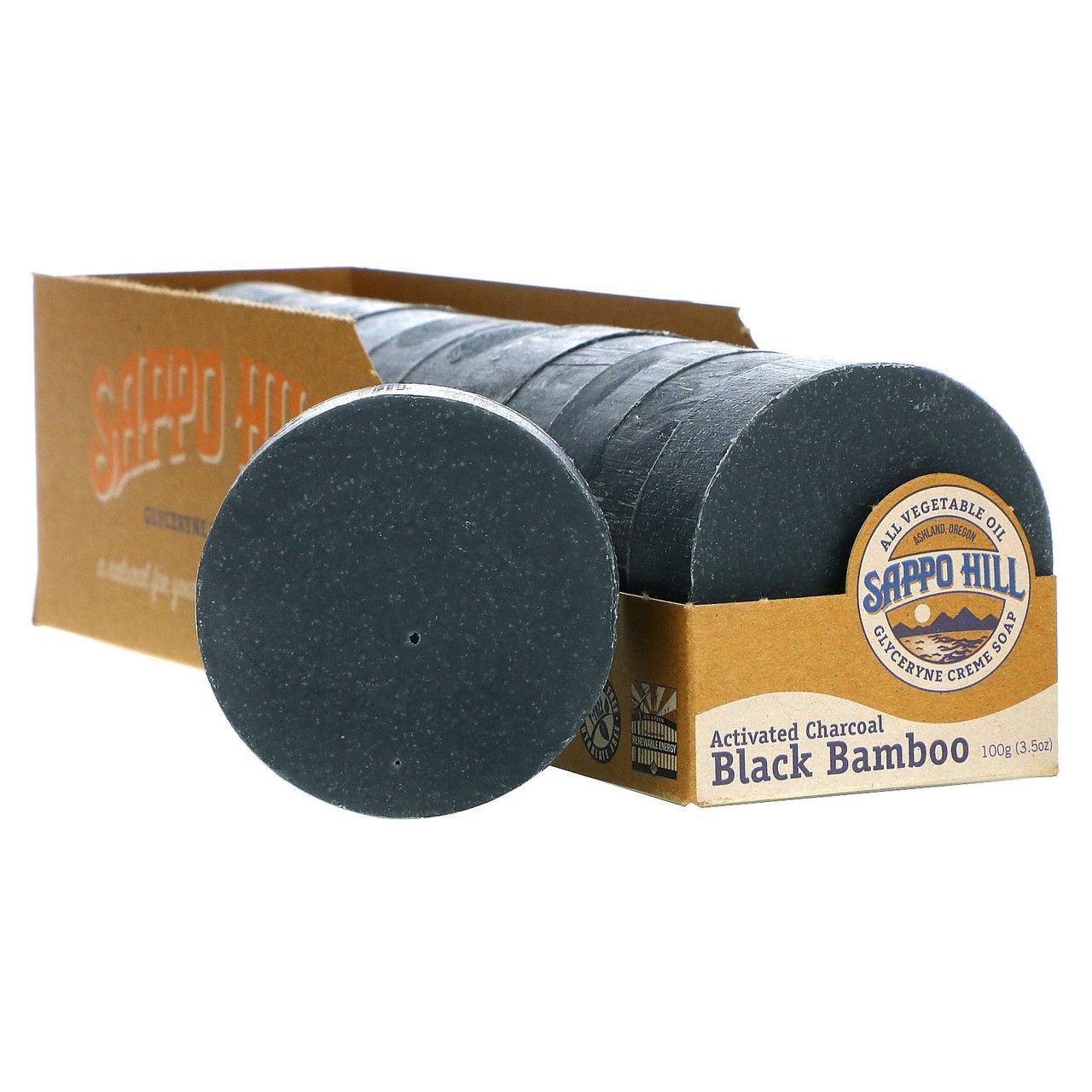 SAPPO BLACK BAMBOO SOAP ( 12 X 3.5 OZ   )