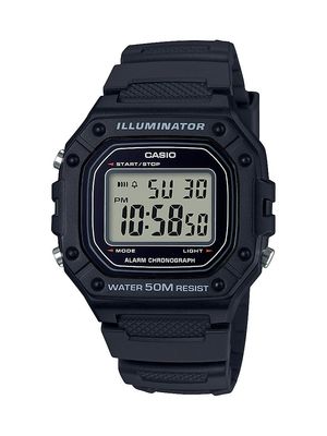 Casio Men&#39;s W218H-1A Black Digital Watch