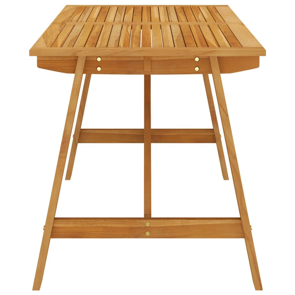 vidaXL Patio Table Outdoor Dining Table Garden Furniture Solid Wood Acacia