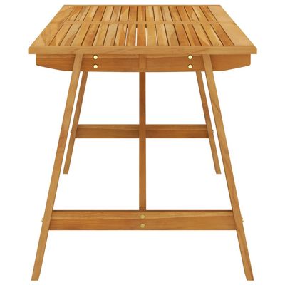 vidaXL Patio Table Outdoor Dining Table Garden Furniture Solid Wood Acacia