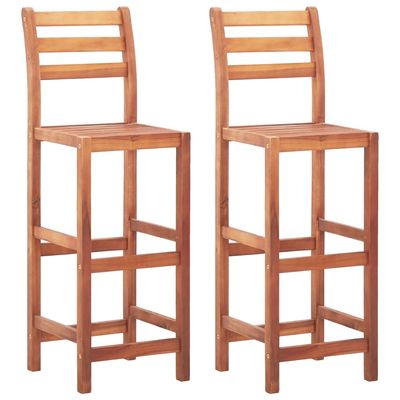 vidaXL Bar Stool Bar Seat Counter Height Stool for Kitchen Pub Solid Wood