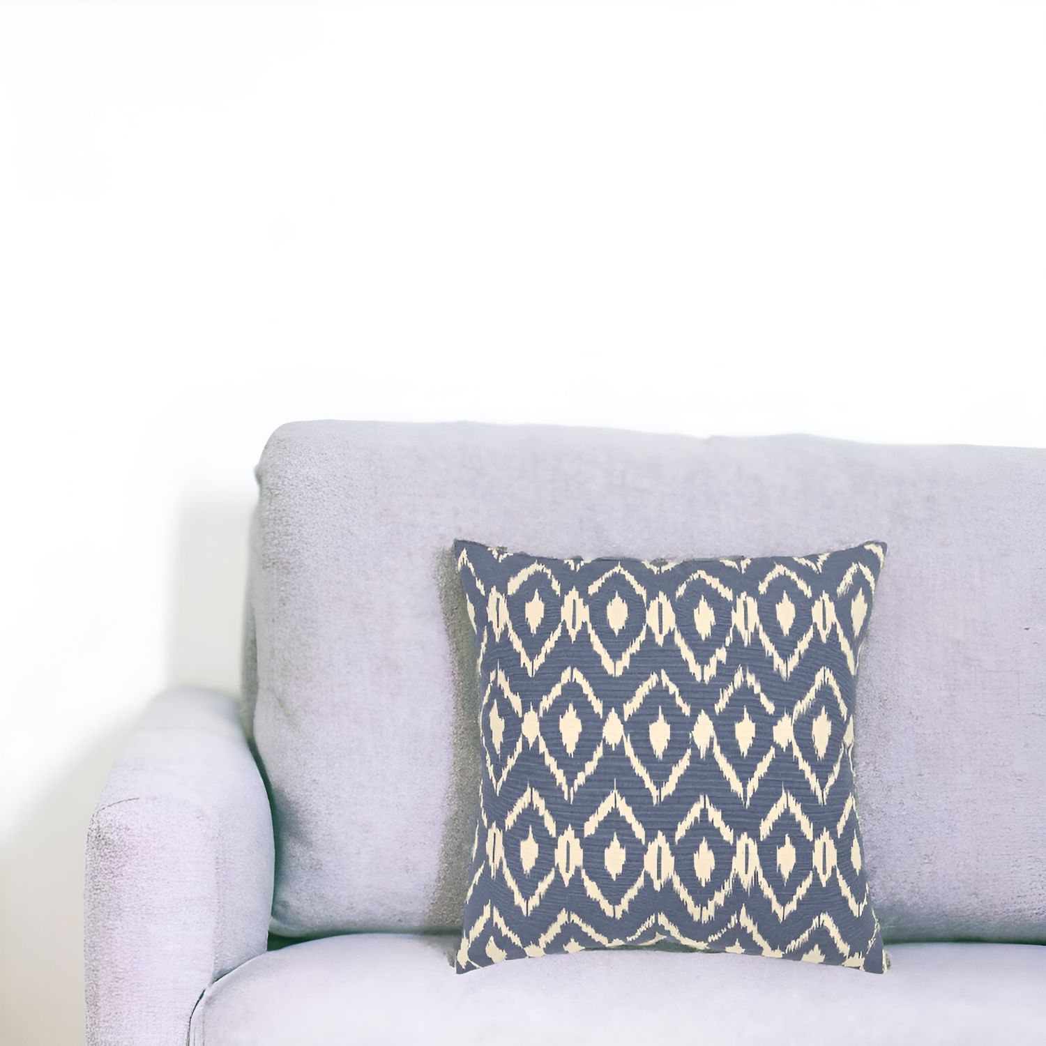 18&quot; Navy Cotton Throw Pillow