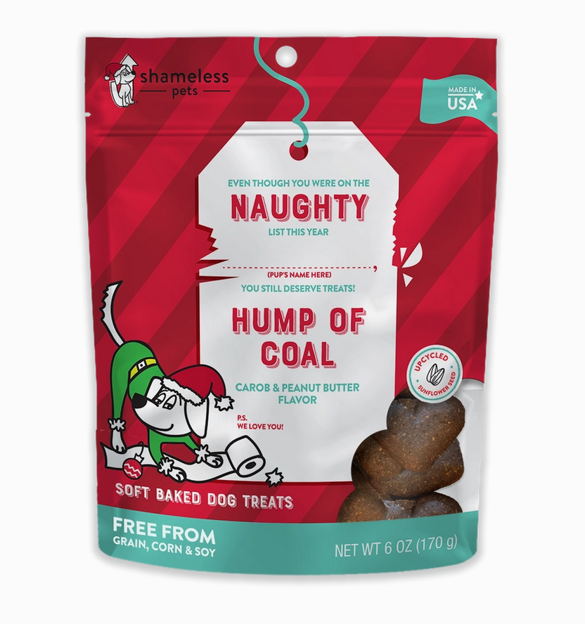 Hump Of Coal Soft Baked Dog Treats - Carob &amp; Peanut Butter