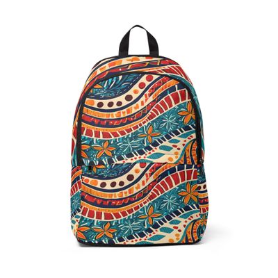 Fashion Backpack Waterproof Boho Floral Print