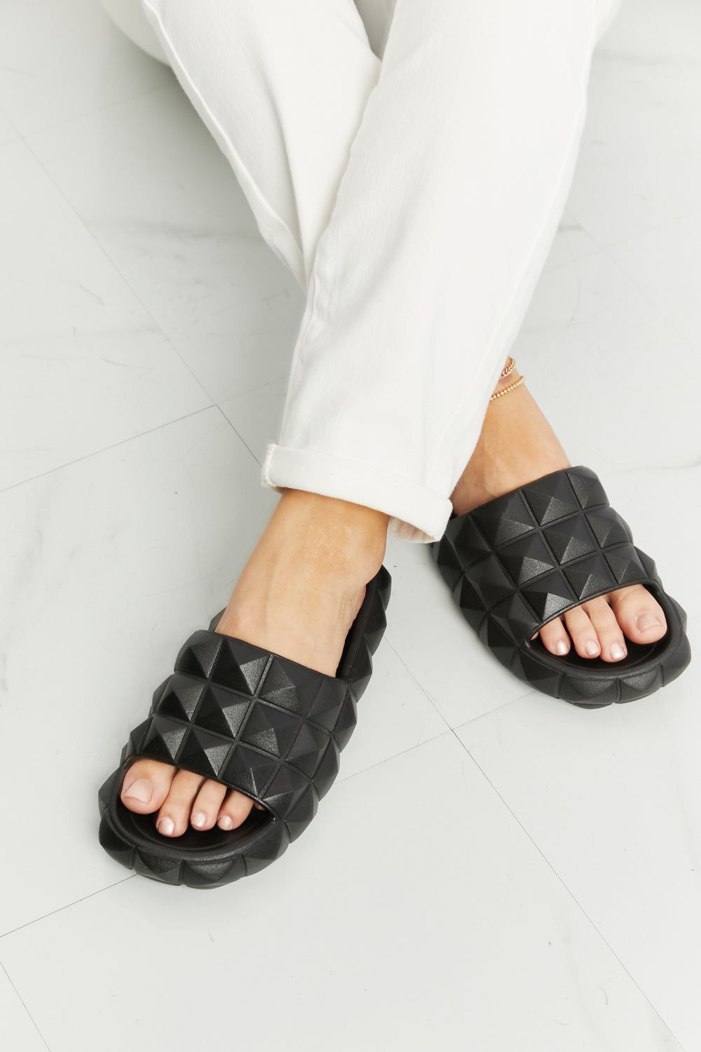 Legend Let&#39;s Chill 3D Stud Slide Sandal