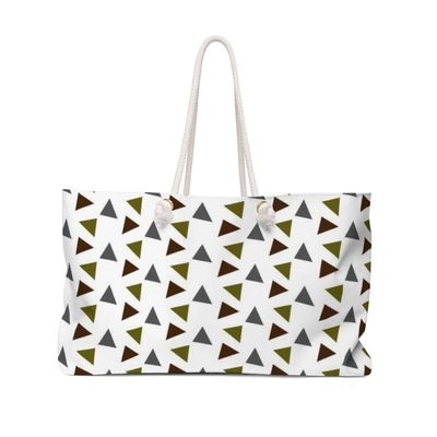 Weekender Tote Bag - Triangle Multicolor Illustration