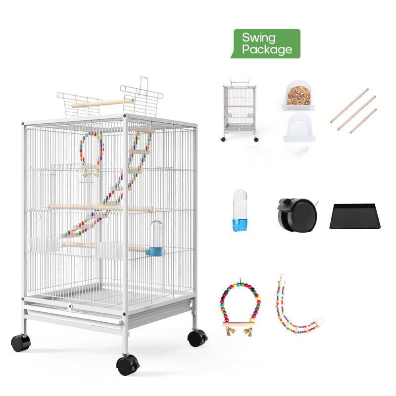 The Majestic Aviary: A Stylish Metal Bird Cage For Xuanfeng Parrots