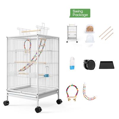 The Majestic Aviary: A Stylish Metal Bird Cage For Xuanfeng Parrots