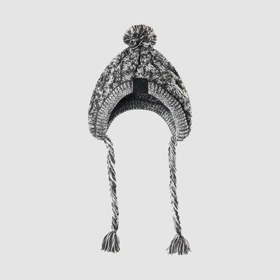 Fluffy Polar Pom Knitted Dog Hat - Winter Fashion Statement