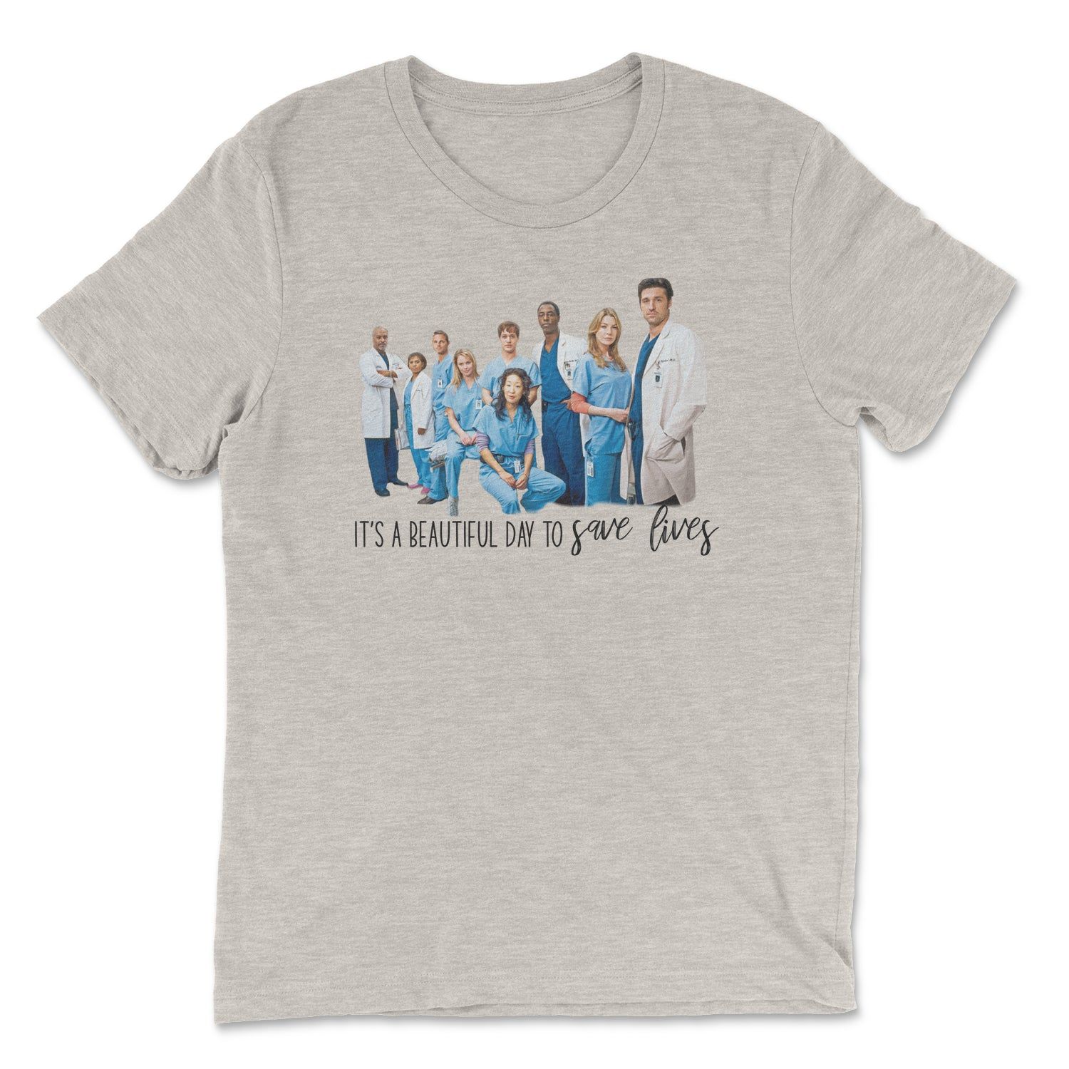 Grey&#39;s Anatomy It&#39;s a Beautiful Day To Save Lives Tee