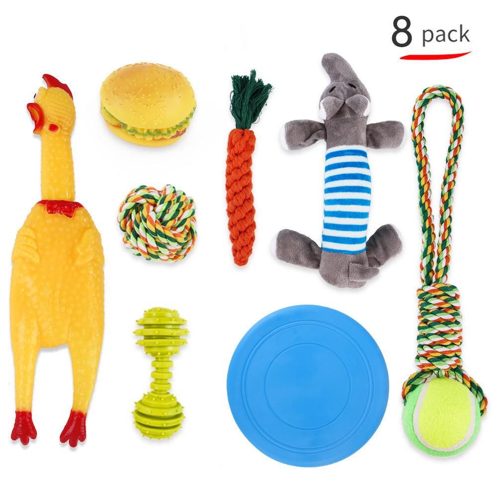 Interactive Plush Shiba Inu Dog Toy Set - Teeth Resistant And Bite Fighting Fun!