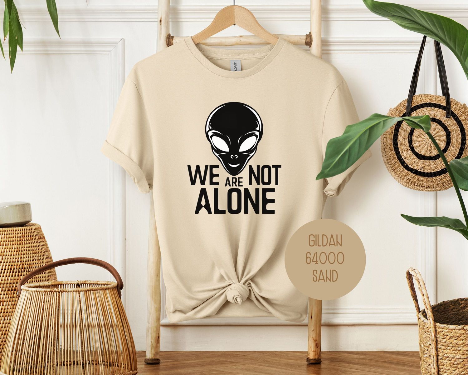 We Are Not Alone Alien Shirt