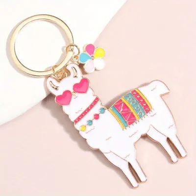 Alpaca Keychain