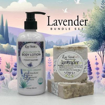 French Lavender Bundle Skin Care Gift Set