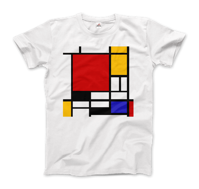 Piet Mondrian - Composition with Red, Yellow, and Blue - 1942 Artwork T-Shirt