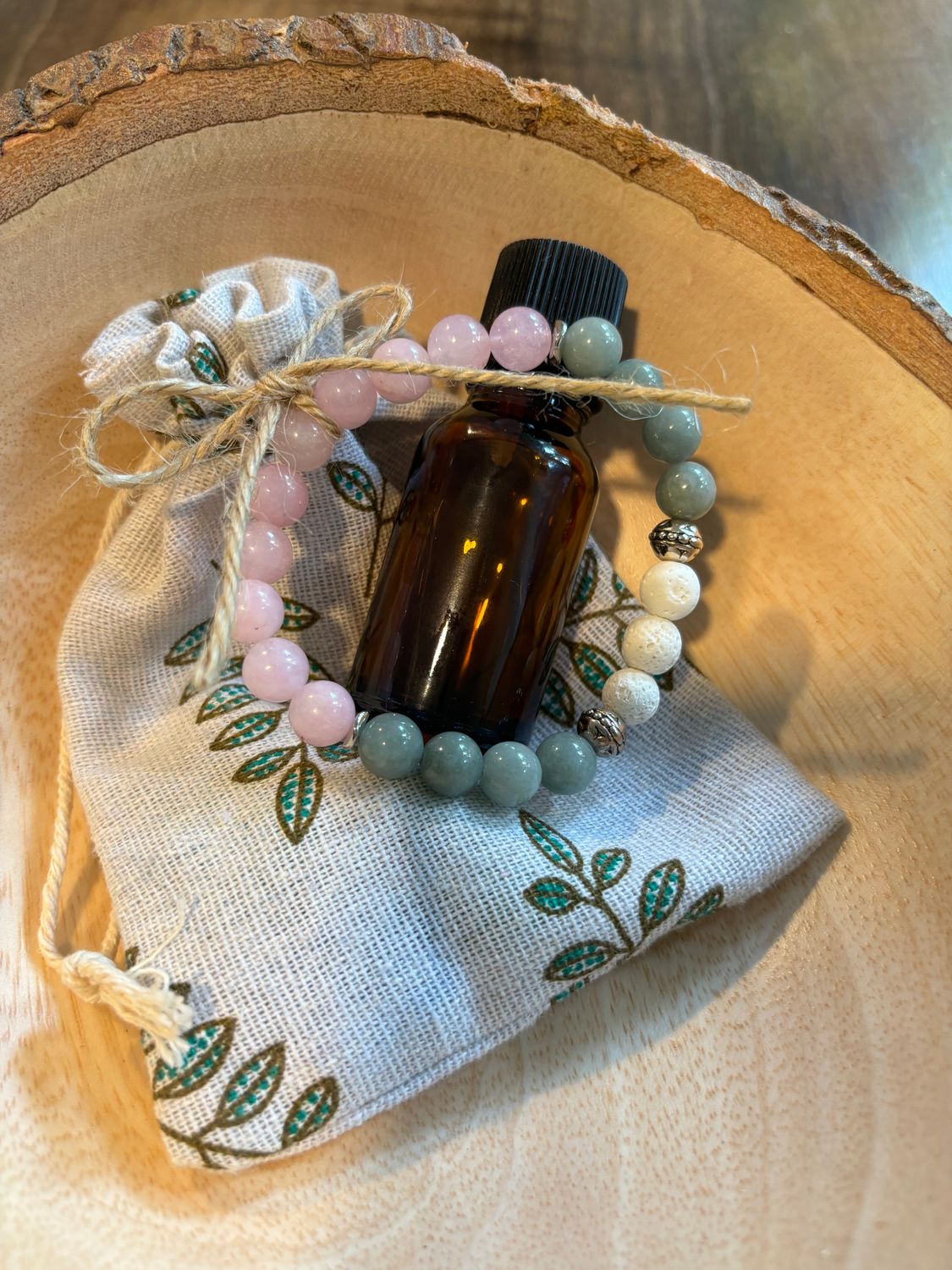 Pink/Jade Bracelet