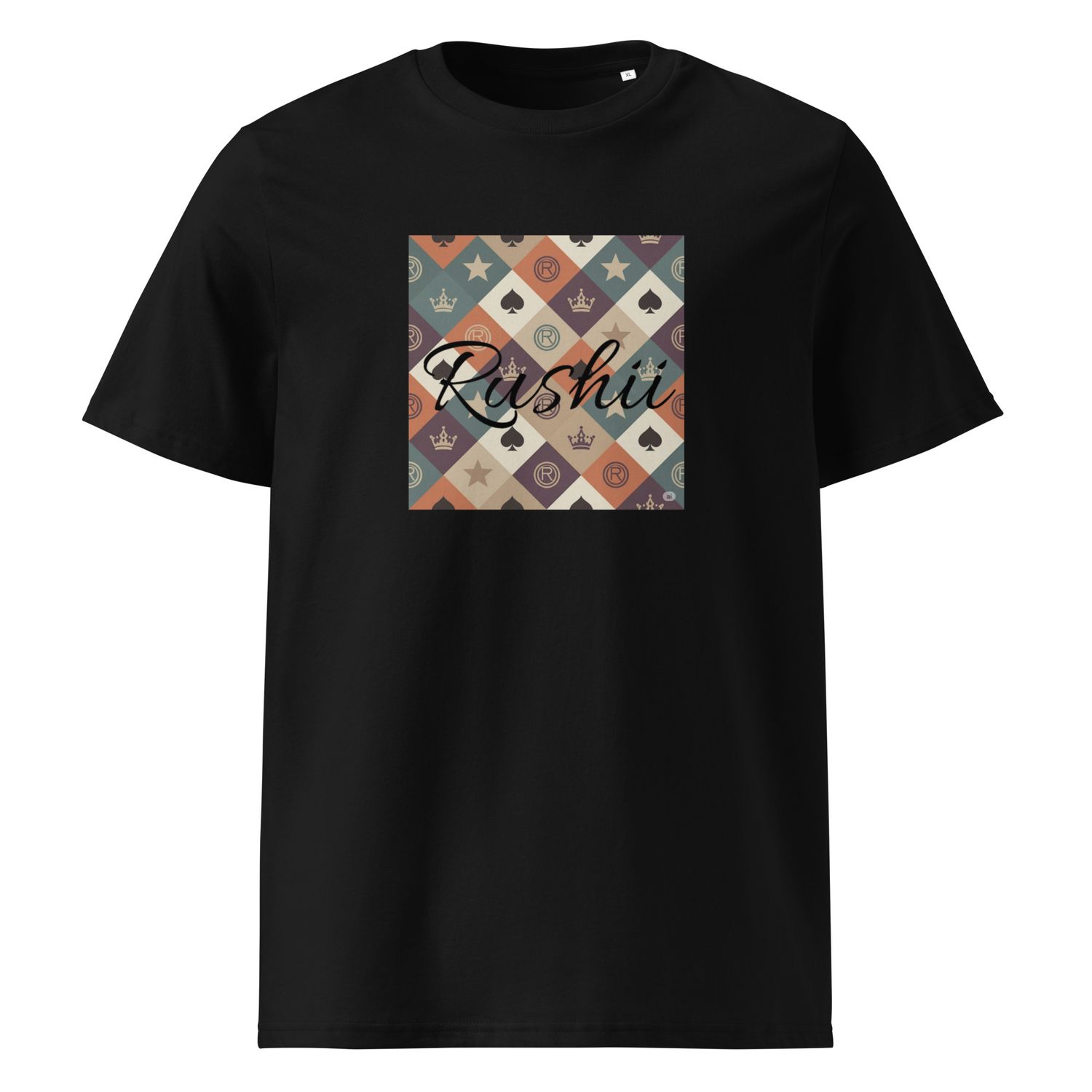 RUSHII checkered logo
