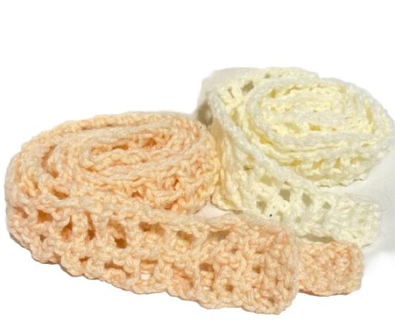 Belt Crochet Boho Bohemian Gypsy Hippie Various Colors Handmade 42 in x 1.25 in Handcrafted Handmade in the USA