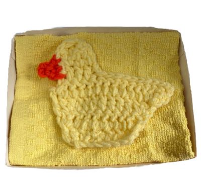 Gift Set for Baby Toddler Kids Rubber Duckie Scrubby And Bath Washcloth