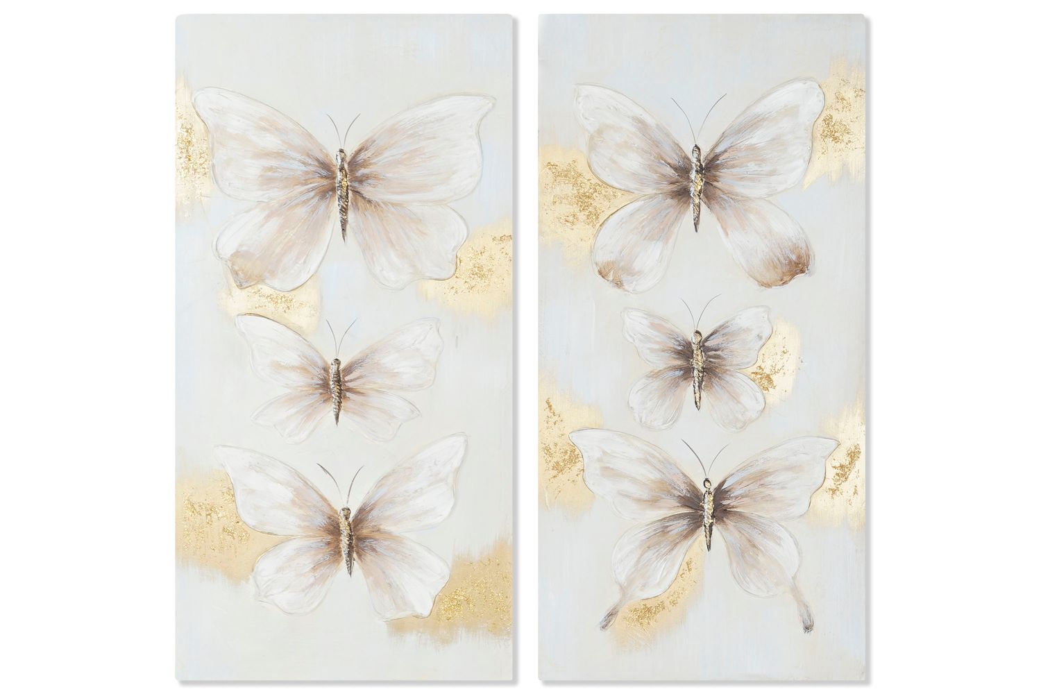 SET DE 2 LIENZOS MARIPOSAS