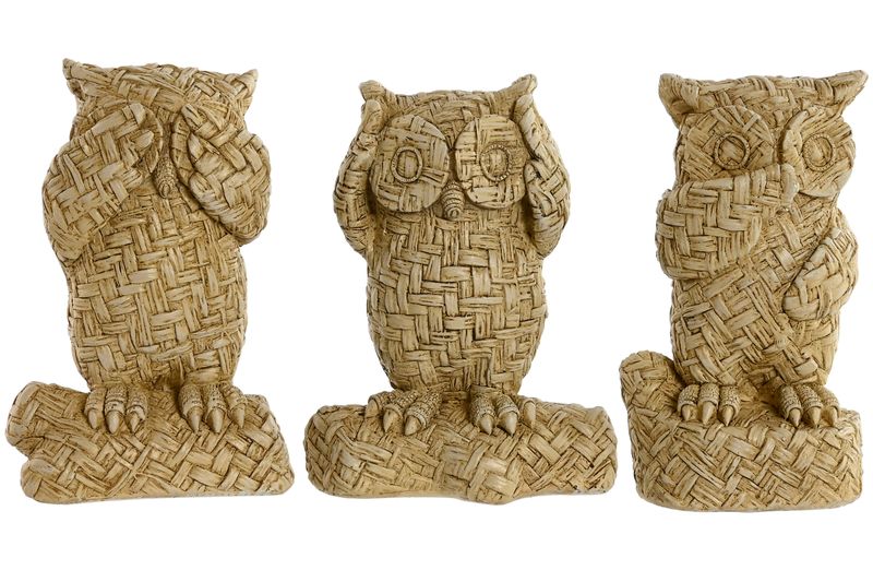 SET DE 3 BÚHOS