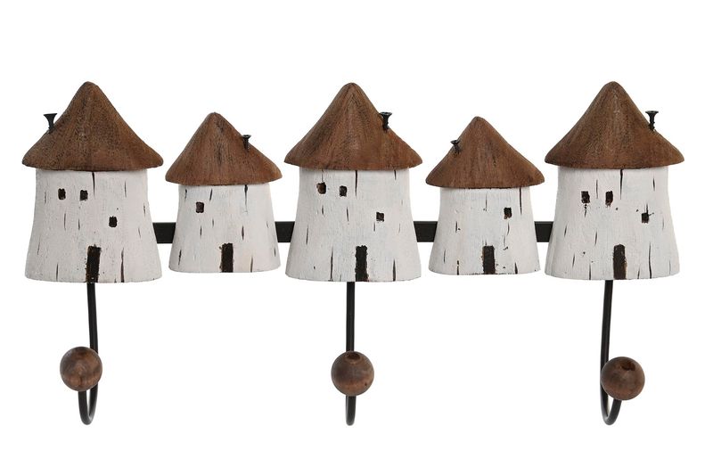 PERCHERO PARED PAULOWNIA METAL CASAS